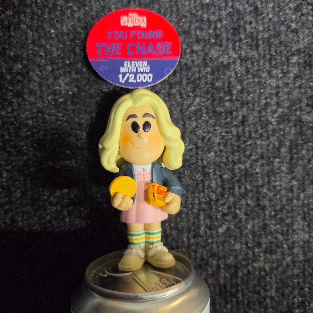 Funko SODA Stranger Things Eleven with Wig Chase Figure 1/2000 Limited Edition